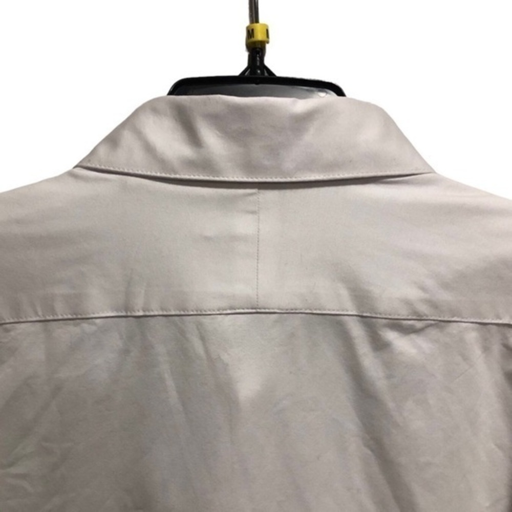 Soft Cloth Button Front Collared Dress Shirt - Picture 9 of 11